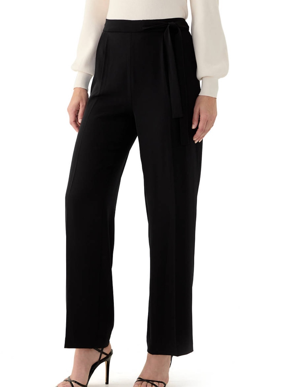 The Limited Black High-Rise Pull On Wide Leg Pants